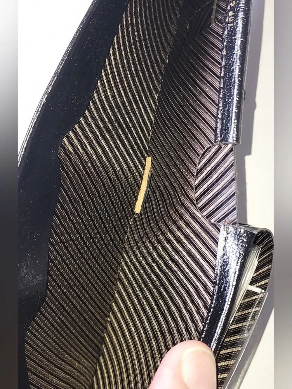 Vintage Men's Black Top Grain Leather Wallet NOS